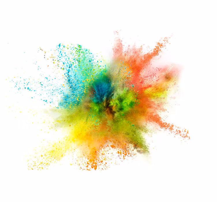 Rullgardin vardagsrum explosion splash - Tenstickers