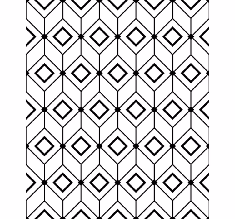 Rullgardin modern moderna diamantmotiv - Tenstickers