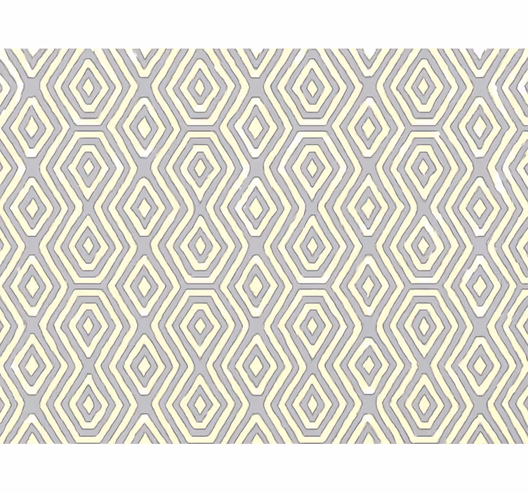 Rullgardin modern geometrisk blå guld - Tenstickers