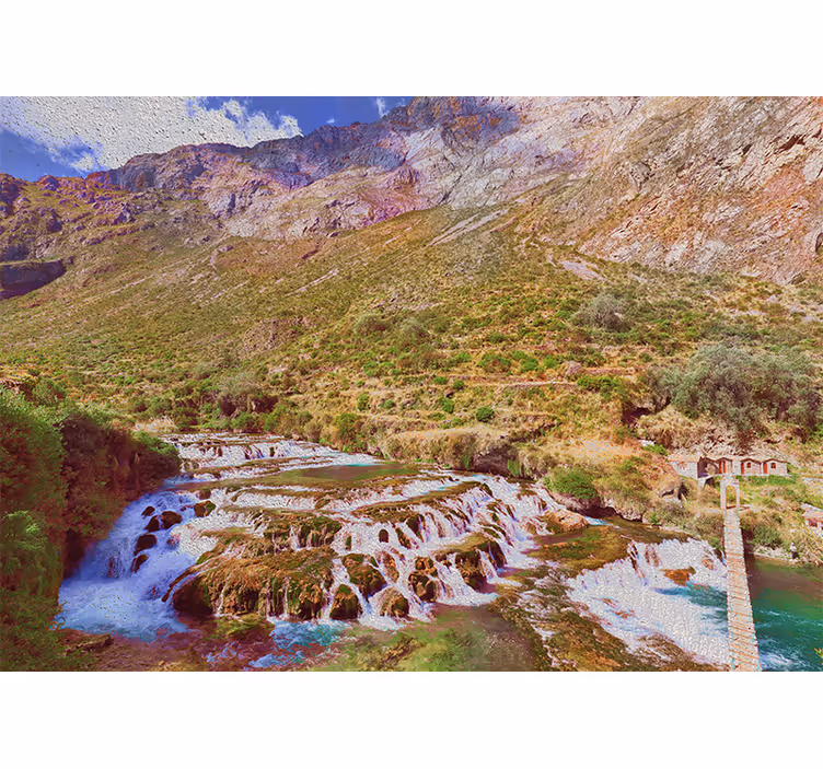 Rullgardin vardagsrum huancaya vattenfall - Tenstickers