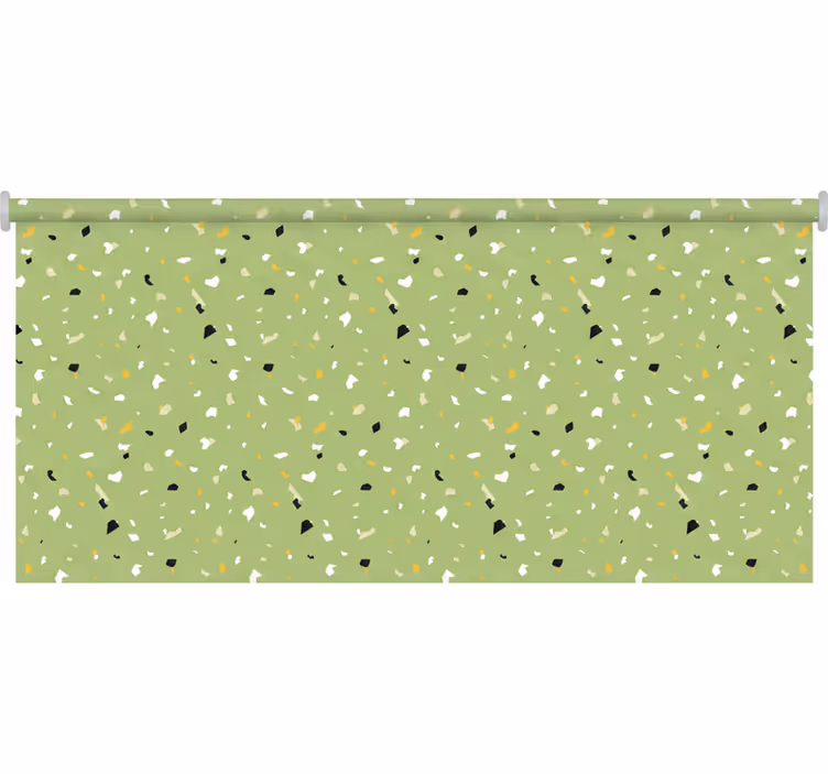 Rullgardin grön terrazzo grön - Tenstickers
