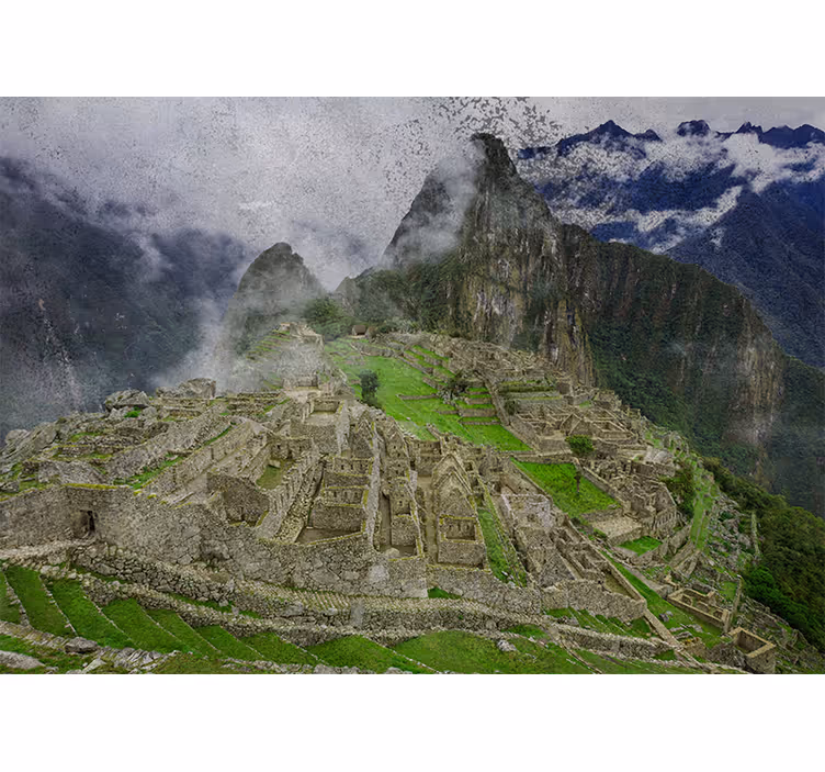 Rullgardin vardagsrum machu picchu - Tenstickers