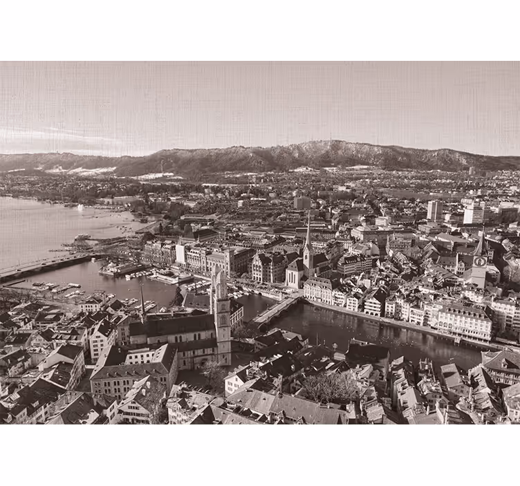Rullgardin vardagsrum zürich med bergen i bakgrunden - Tenstickers