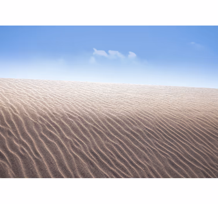 Rullgardin vardagsrum linjer på öken sand - Tenstickers