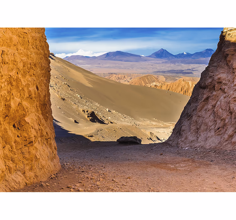 Rullgardin vardagsrum atacama öken design - Tenstickers