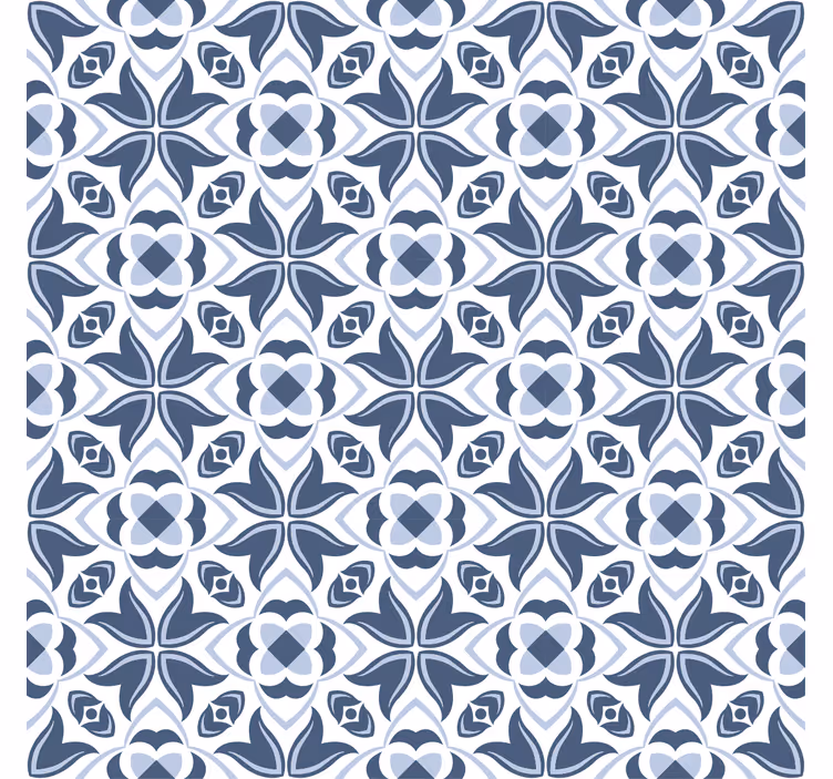 Rullgardin vardagsrum hamptonstil blombukett - Tenstickers