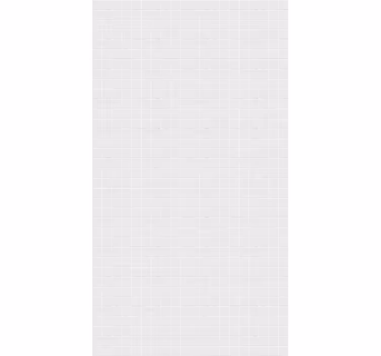 Vit rullgardin enkla plattor - Tenstickers