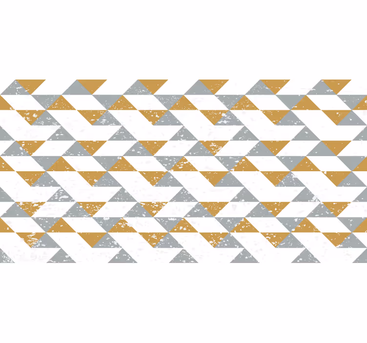 Vit rullgardin köksgeometrisk grunge - Tenstickers