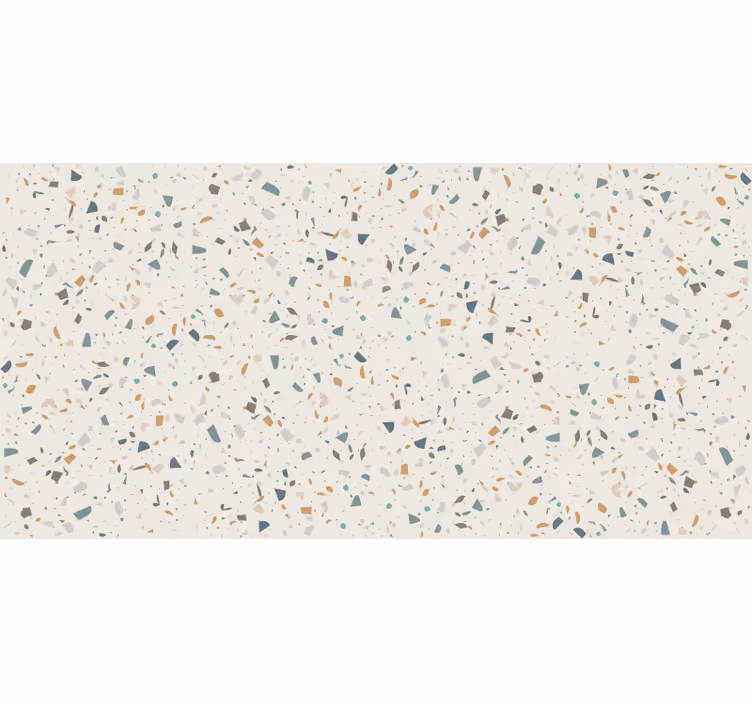 Rullgardin beige med beige terrazzo motiv - Tenstickers