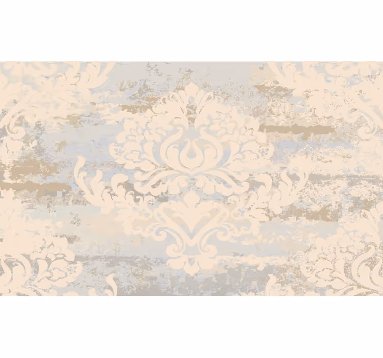 Rullgardin beige pusseltryck mosaik kräm - Tenstickers