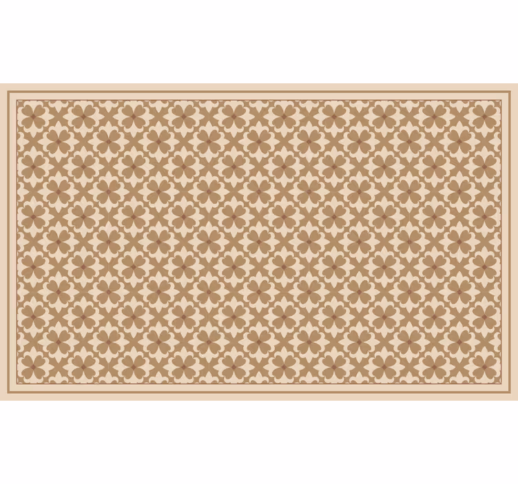 Rullgardin beige vintage beige rutmönster - Tenstickers