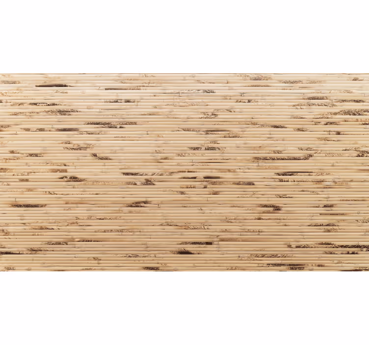 Rullgardin beige horisontella ljusbruna träspjälor - Tenstickers