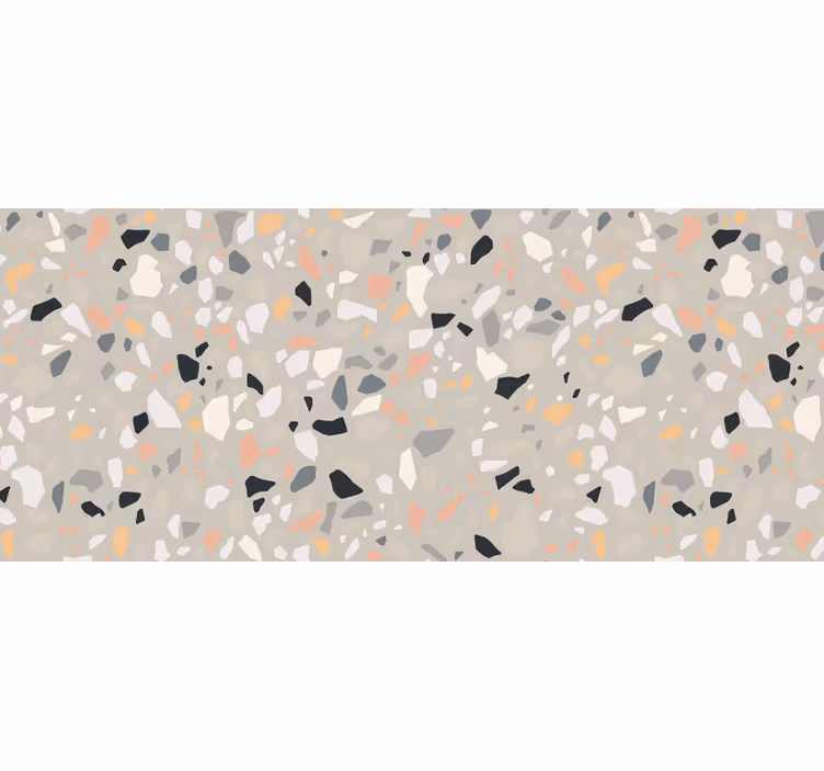 Rullgardin beige terrazzo - Tenstickers