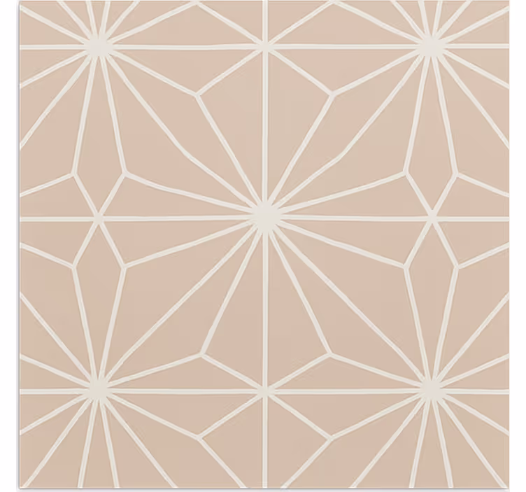 Rullgardin beige med beiga stjärnor mönster - Tenstickers