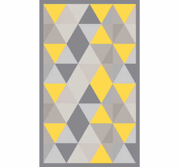 Rullgardin sovrum pantone trianglar - Tenstickers