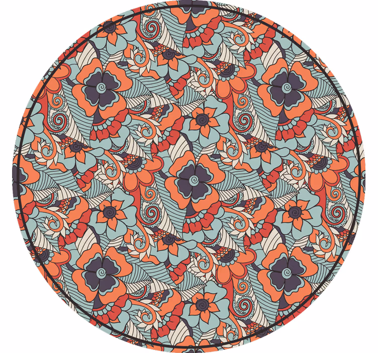 Blommig paisley rullgardin sovrum - Tenstickers