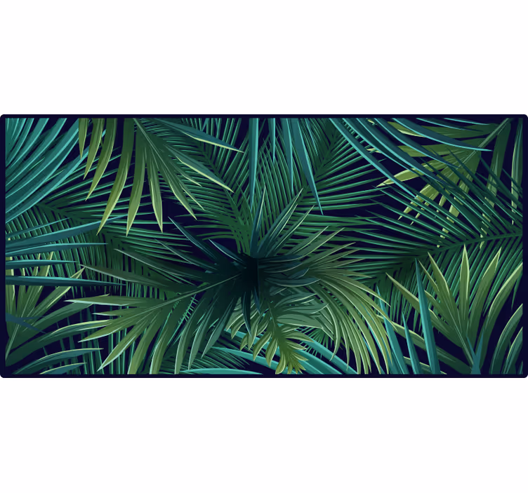 Rullgardin sovrum intense monstera blad - Tenstickers