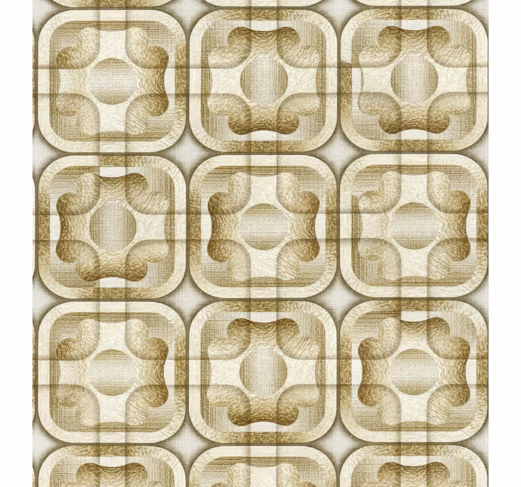Rullgardin vintage mönster - Tenstickers