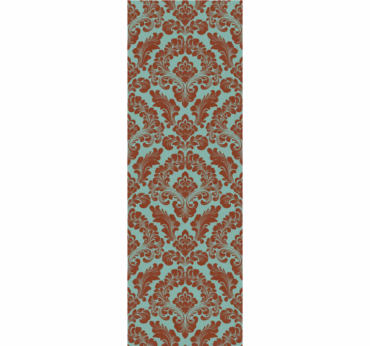 Rullgardin vintage elegant damasktryck - Tenstickers