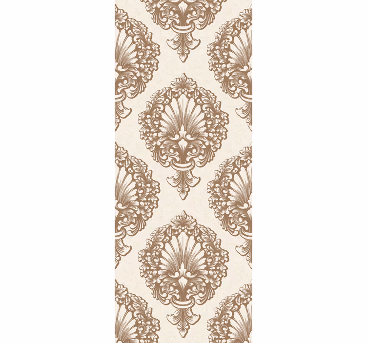 Rullgardin vintage eleganta snäckmönster - Tenstickers