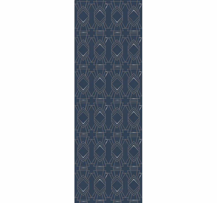 Rullgardin vintage art déco romb - Tenstickers