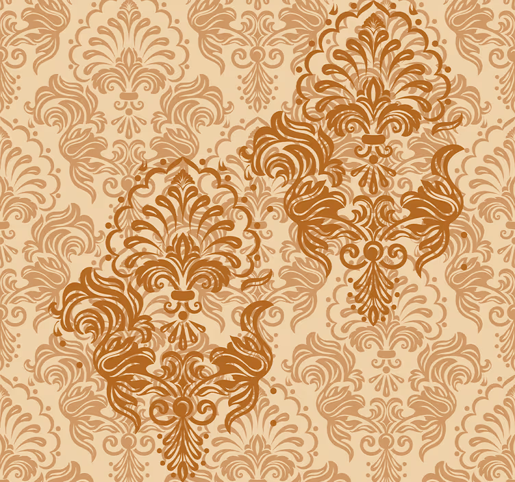 Rullgardin vintage eleganta klassiska motiv - Tenstickers