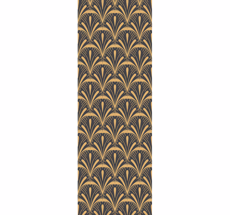 Rullgardin vintage art deco fläkt - Tenstickers