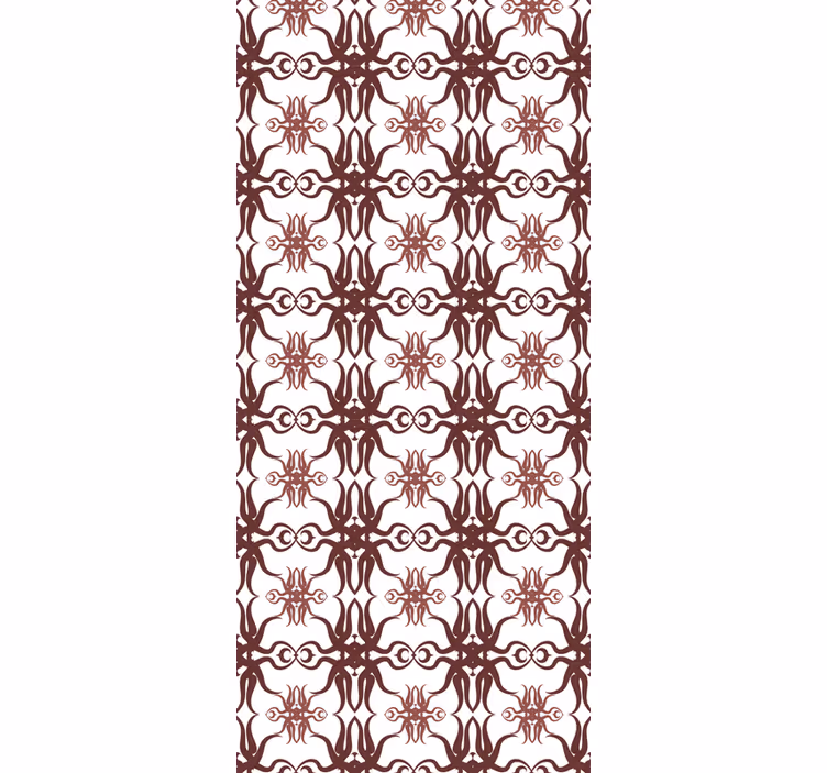 Rullgardin vintage original design damaststil - Tenstickers
