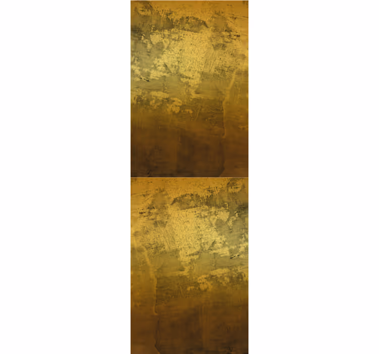 Rullgardin vintage retro rått gyllene mönster - Tenstickers