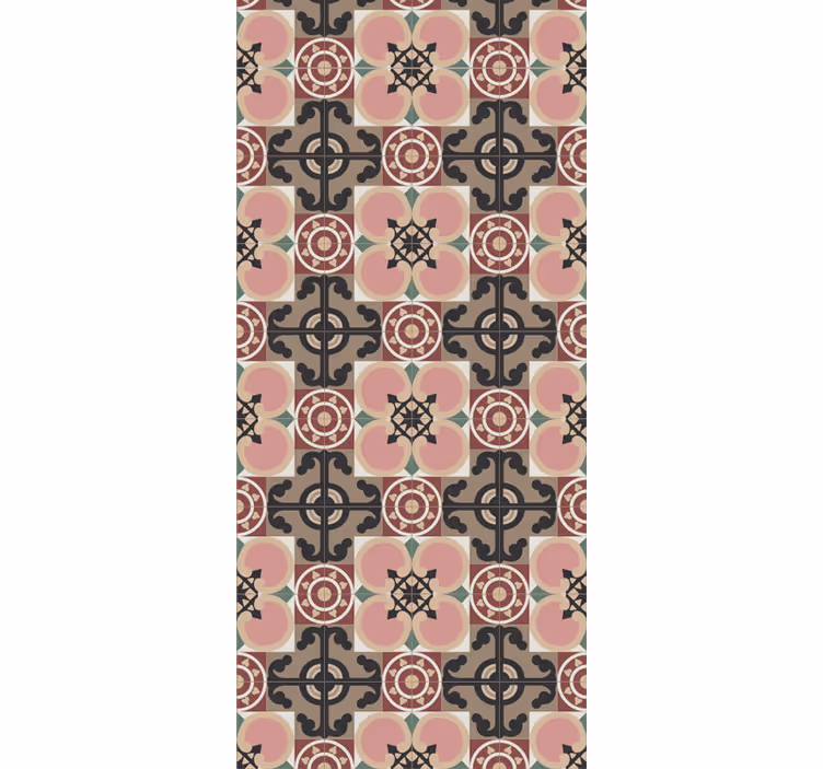 Rullgardin vintage azulejos toledanos - Tenstickers