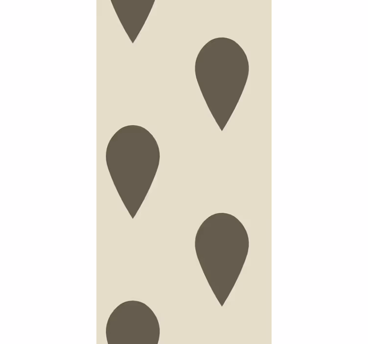 Rullgardin vintage europeisk retrodesign - Tenstickers