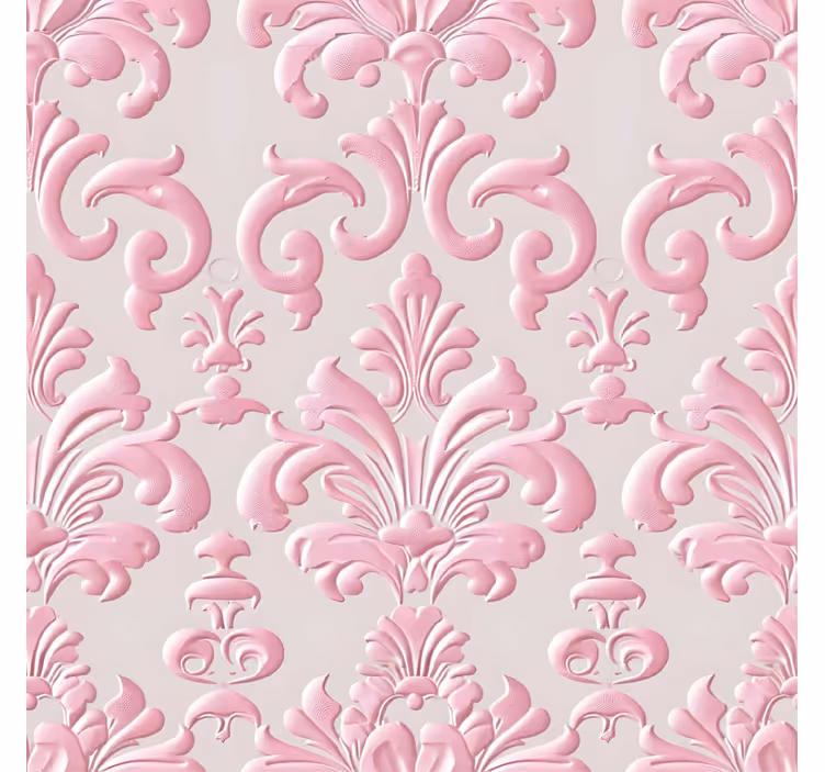 Rullgardin vintage rosa mönster - Tenstickers