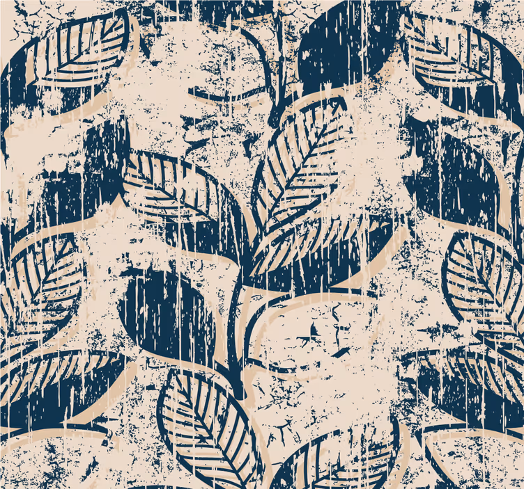Rullgardin vintage grunge vintage mönster - Tenstickers