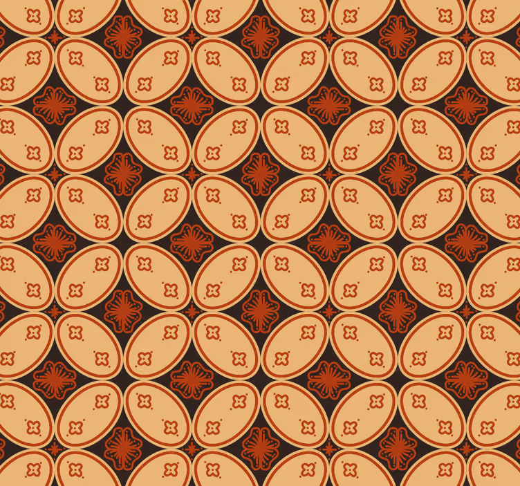 Rullgardin vintage retro motiv - Tenstickers
