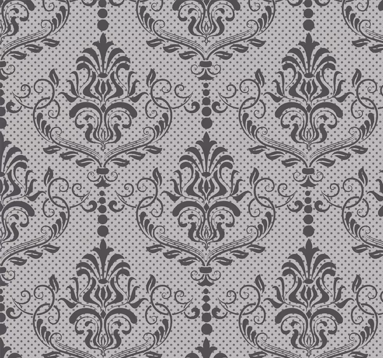 Rullgardin vintage elegant barockmönster - Tenstickers