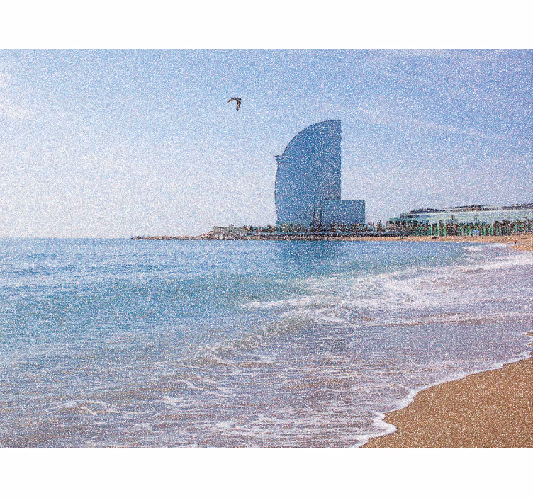 Rullgardin vardagsrum vela hotel i la barceloneta - Tenstickers