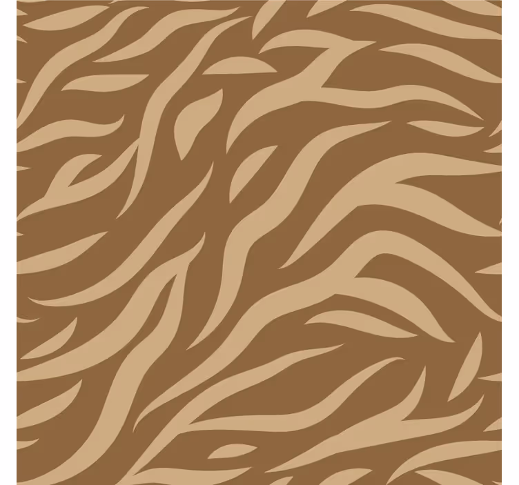 Rullgardin vardagsrum brun och beige tigermönster - Tenstickers