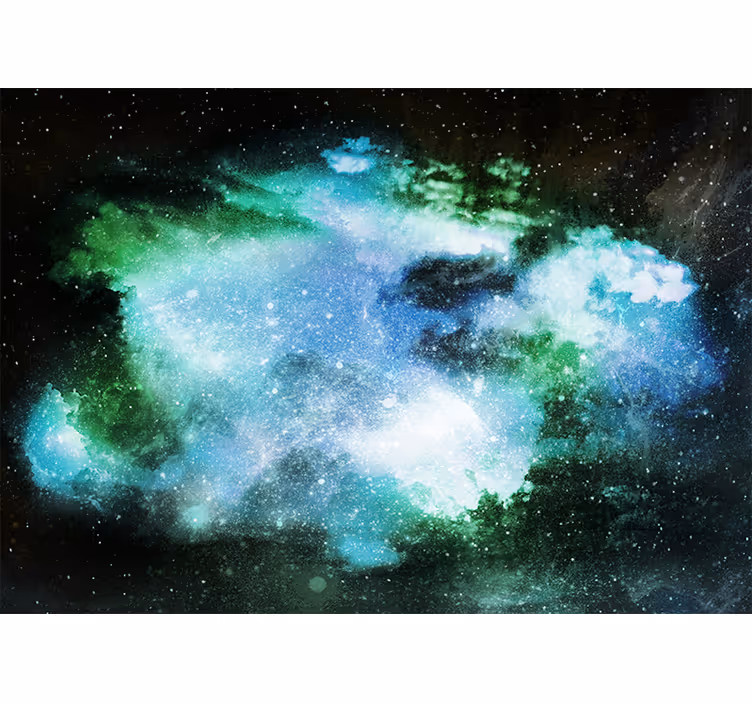 Rullgardin vardagsrum mycket fantastisk kosmisk regn - Tenstickers