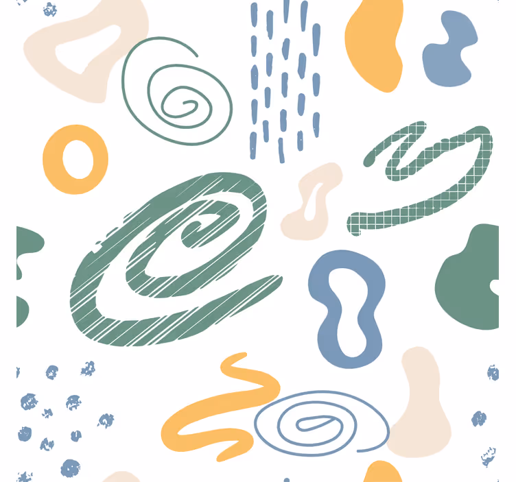 Rullgardin vardagsrum minimaliska målningstexturer - Tenstickers