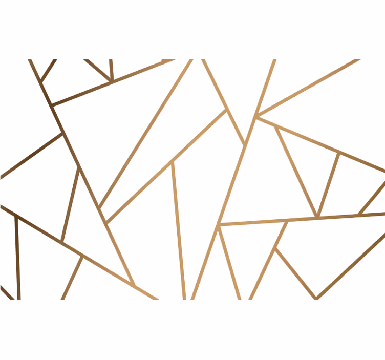Vit rullgardin marmor geometriska linjer - Tenstickers