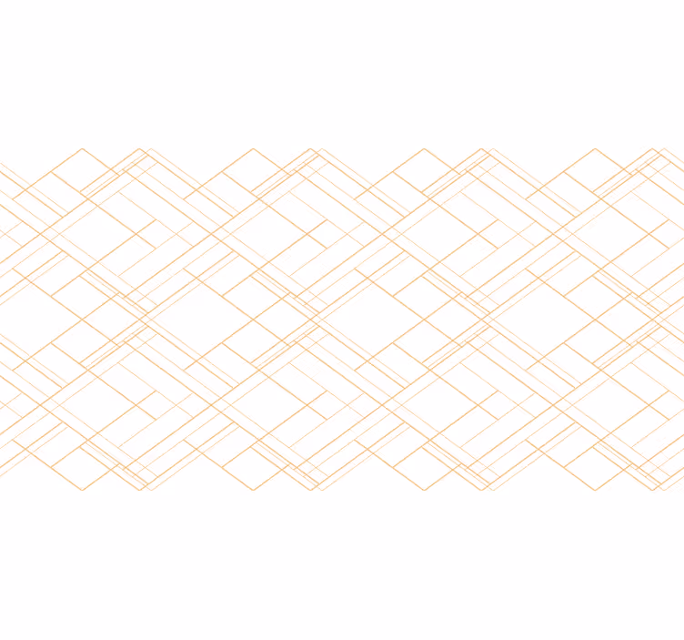 Vit rullgardin med geometriska linjer minimalistiskt mönster - Tenstickers