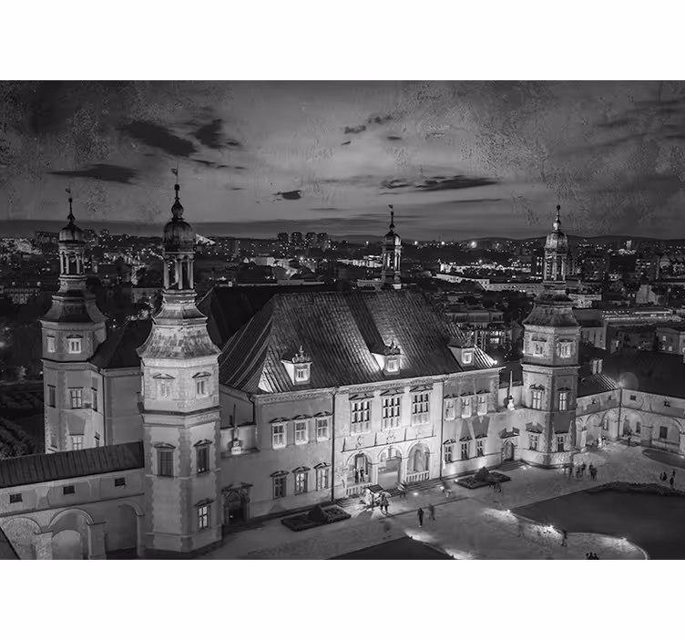 Rullgardin sovrum kielce på natten - Tenstickers