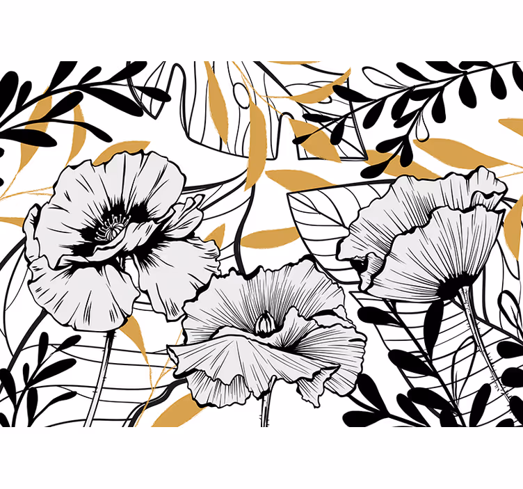 Rullgardin sovrum romantisk blommig glamourstil - Tenstickers