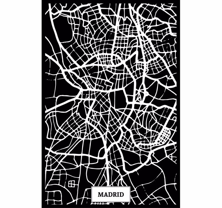 Rullgardin vardagsrum topografisk karta madrid - Tenstickers