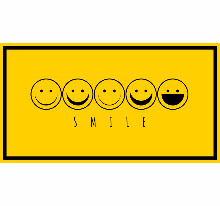 Rullgardin sovrum glad smiley - Tenstickers