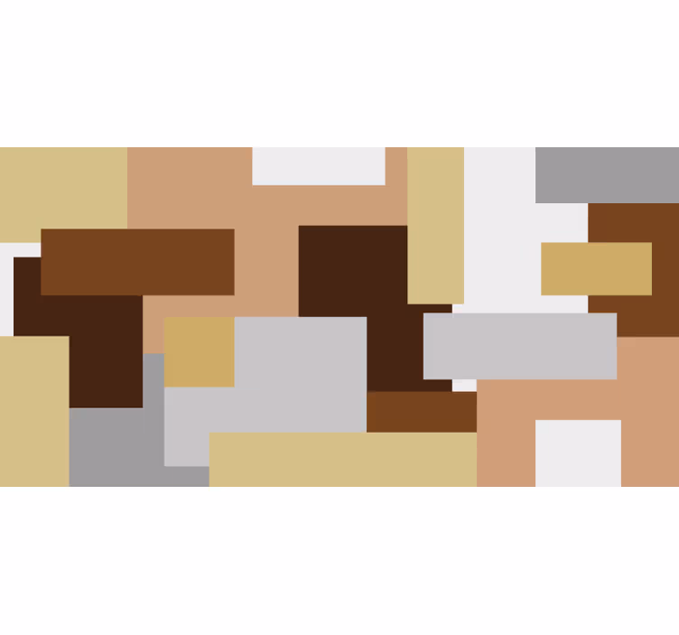 Rullgardin sovrum nordisk beige rutor - Tenstickers