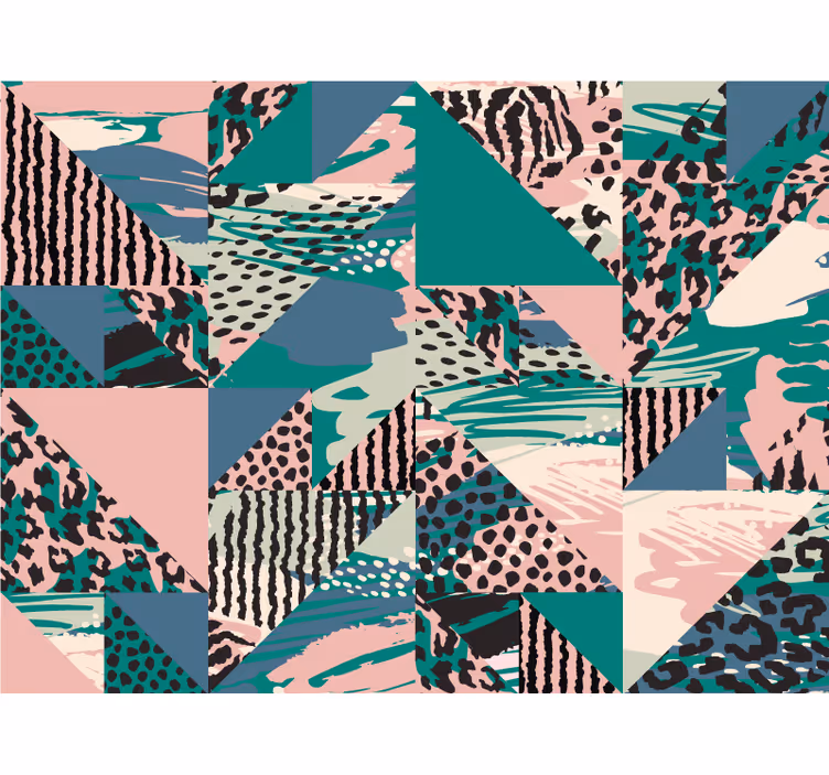 Rullgardin sovrum etniska leopardplattor - Tenstickers