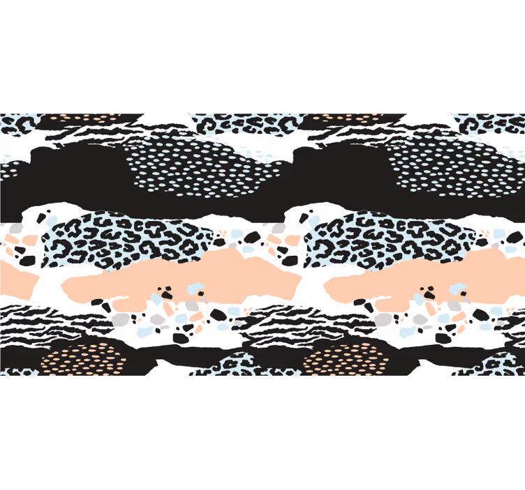 Rullgardin sovrum elegant leopardmönster - Tenstickers