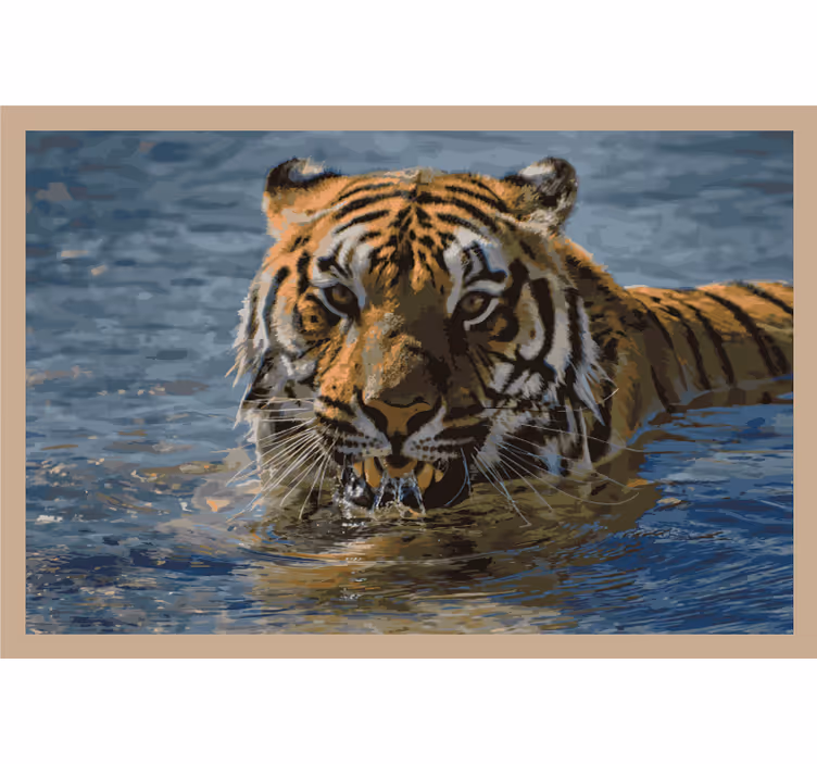 Rullgardin sovrum tiger simmande - Tenstickers