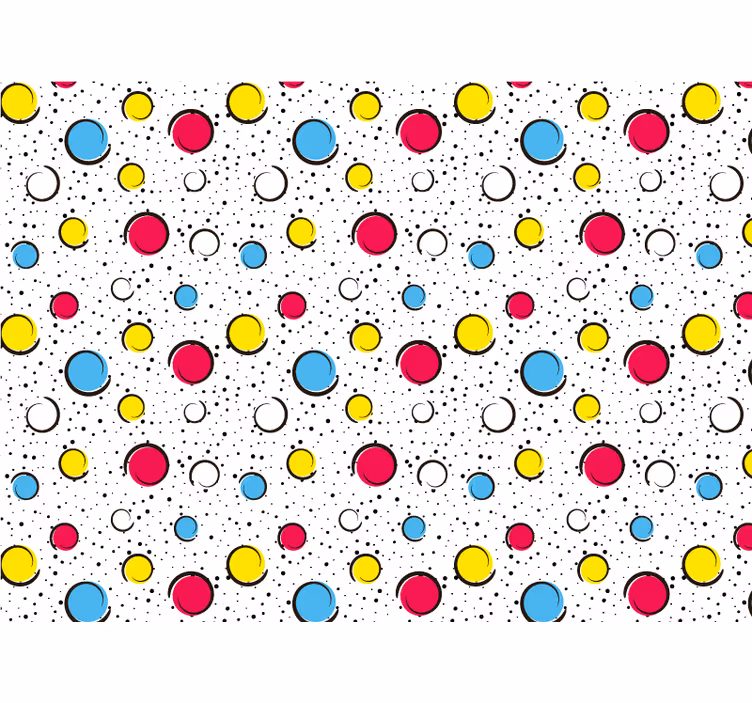 Rullgardin sovrum i flerfärgad design - Tenstickers